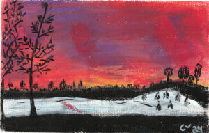 Vintermorgon i Ludvika