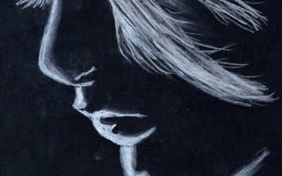 Dag 14 – Kvinna i profil på svart