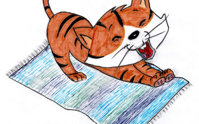 Dag 2 – Tecknad katt